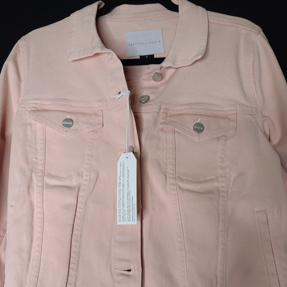 NWT - PINK DENIM JACKET BY SANCTUARY - Picture 5 of 16